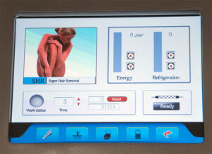 Screen of Hair Removal Laser Machine